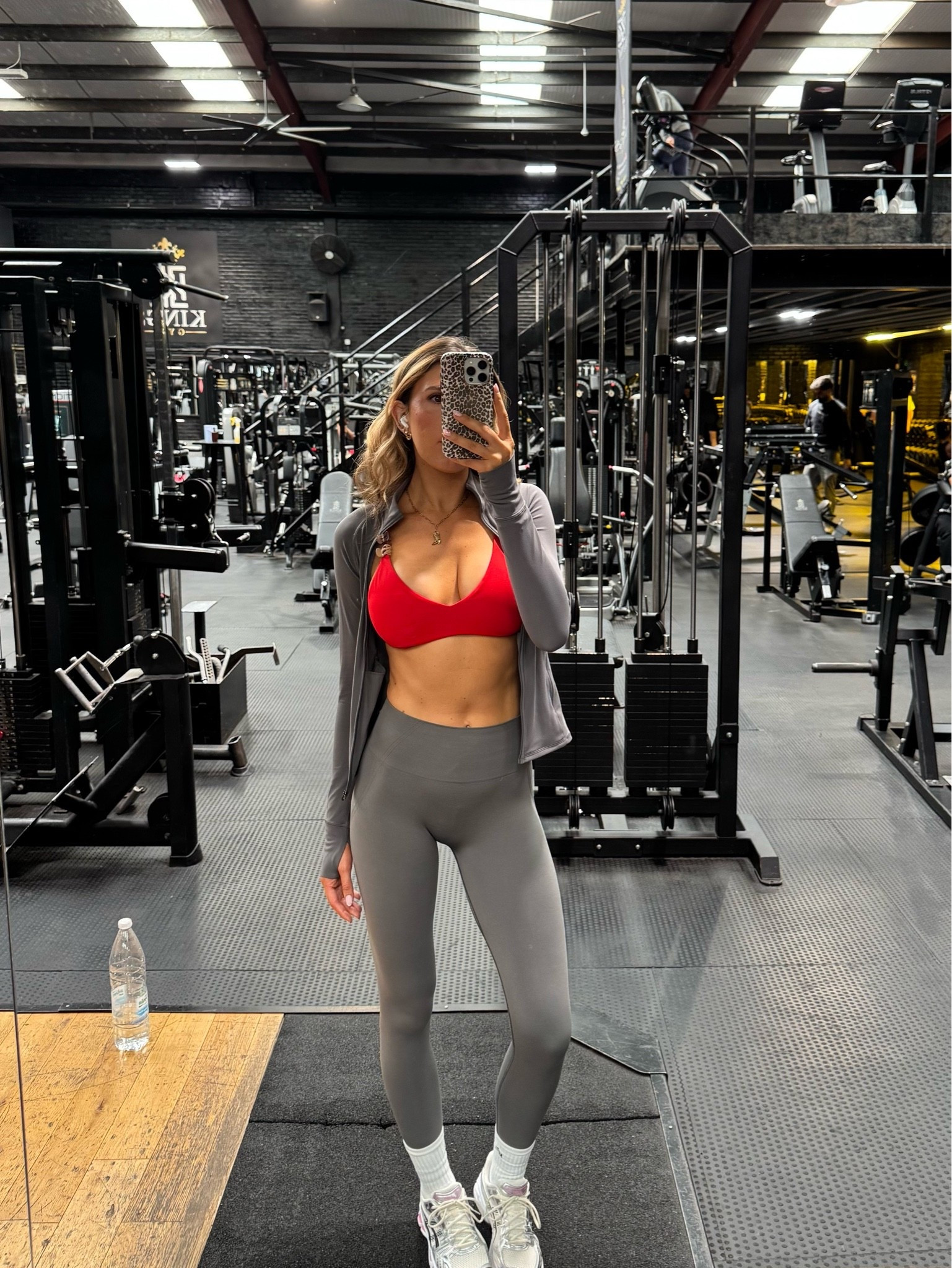 Gym fit of the day 🩶❤️ Oner Active is one of the best activewear brands on the market in my opinion. The fit and fabric of these seamless leggings and zip up jacket is so good and it has a really great compression. They both come in lots of different colours too. This sports bra is low support but has the most gorgeous back detail.

#LTKfitness
