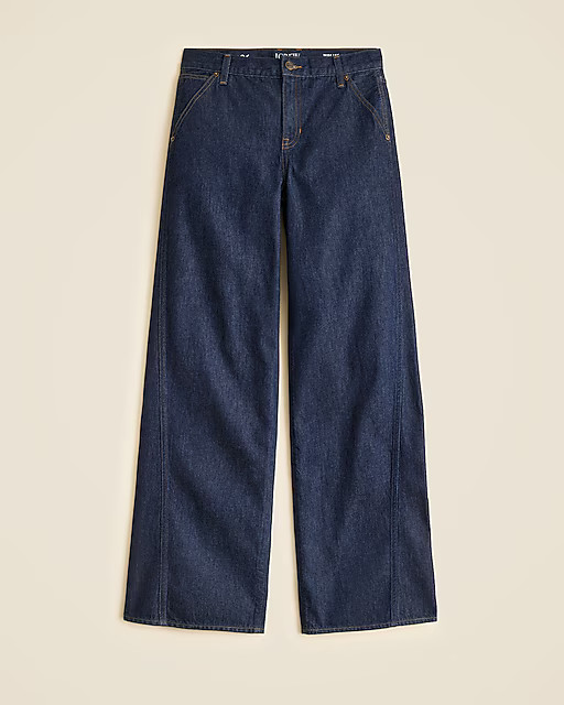 Utility low-rise wide-leg jean in Rinse wash | J. Crew US