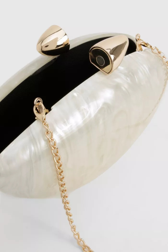Marbled Acrylic Clutch Bag | boohoo (US & Canada)