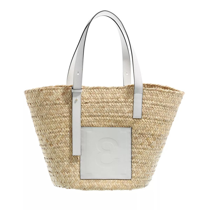 Espadrij l’originale Palmbasket Embossed Blanc | Korbtasche | Fashionette (DE)