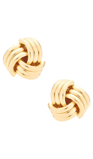 Lovers and Friends Elizabeth Earrings in Metallic Gold. | Revolve Clothing (Global)