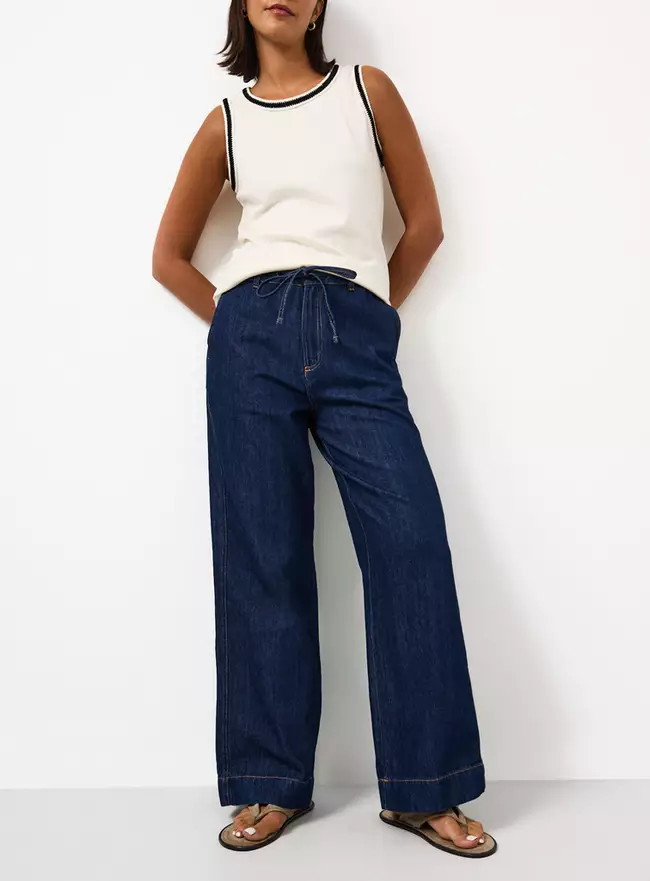 Buy Dark Denim Wide Leg Co-ord Jeans 20R | Co-ords | Tu | Tu Clothing