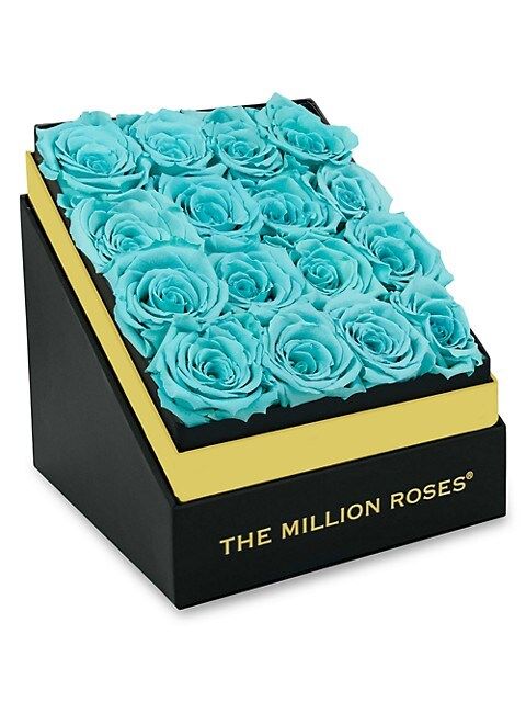 Tiffany Blue Roses In Square Box | Saks Fifth Avenue