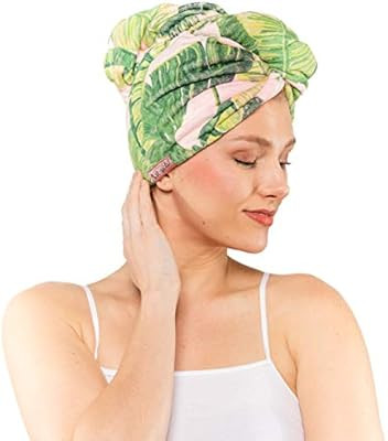 Kitsch Microfiber Hair Towel Wrap for Women, Hair Turban for Drying Wet Hair, Easy Twist Hair Tow... | Amazon (US)