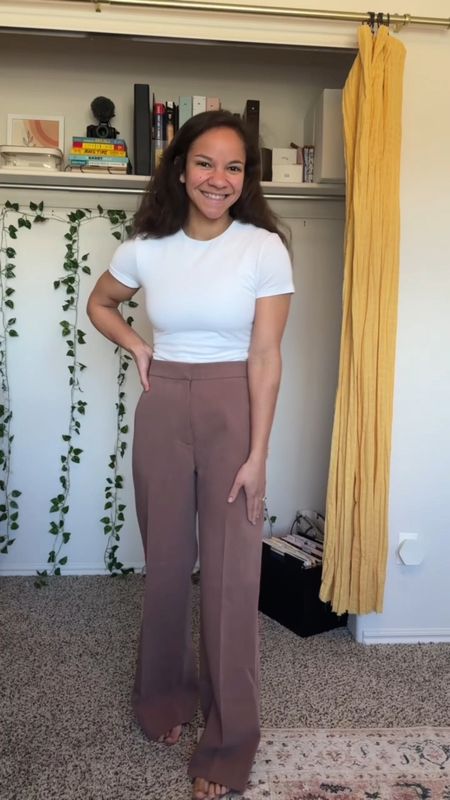 These brown pants from abercrombie are so good! Paired them with this white bodysuit also from A&F!

#businesscasual #workoutfit #whitetop #whitebodysuit #tailoredpants #springoutfits #brownpants #workwear #workpants 


#LTKFind #LTKworkwear #LTKunder100