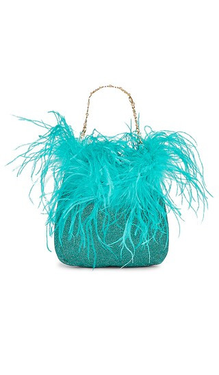 Lumiere Plumage Mini Bag in Aquamarine | Revolve Clothing (Global)