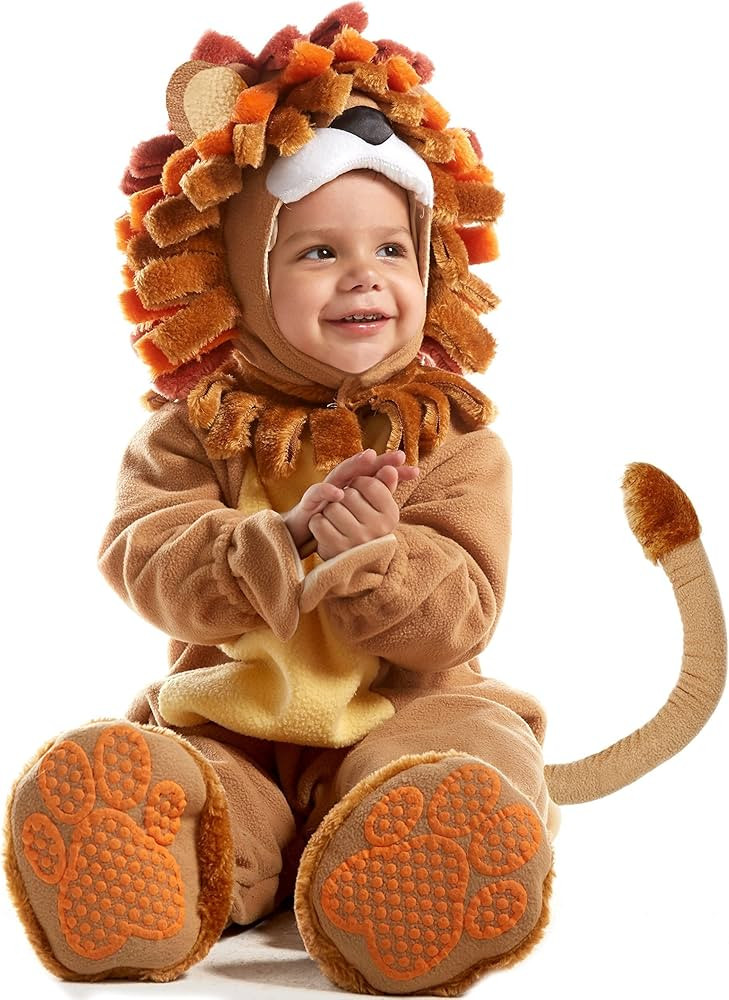Spooktacular Creations Deluxe Baby Realistic Lion Costume Set with Toy Zebra for Infants,Kids, Toddl | Amazon (US)