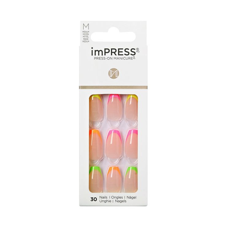 imPRESS Press-On Manicure Medium Almond Fake Nails - Enjoy Today - 33ct | Target