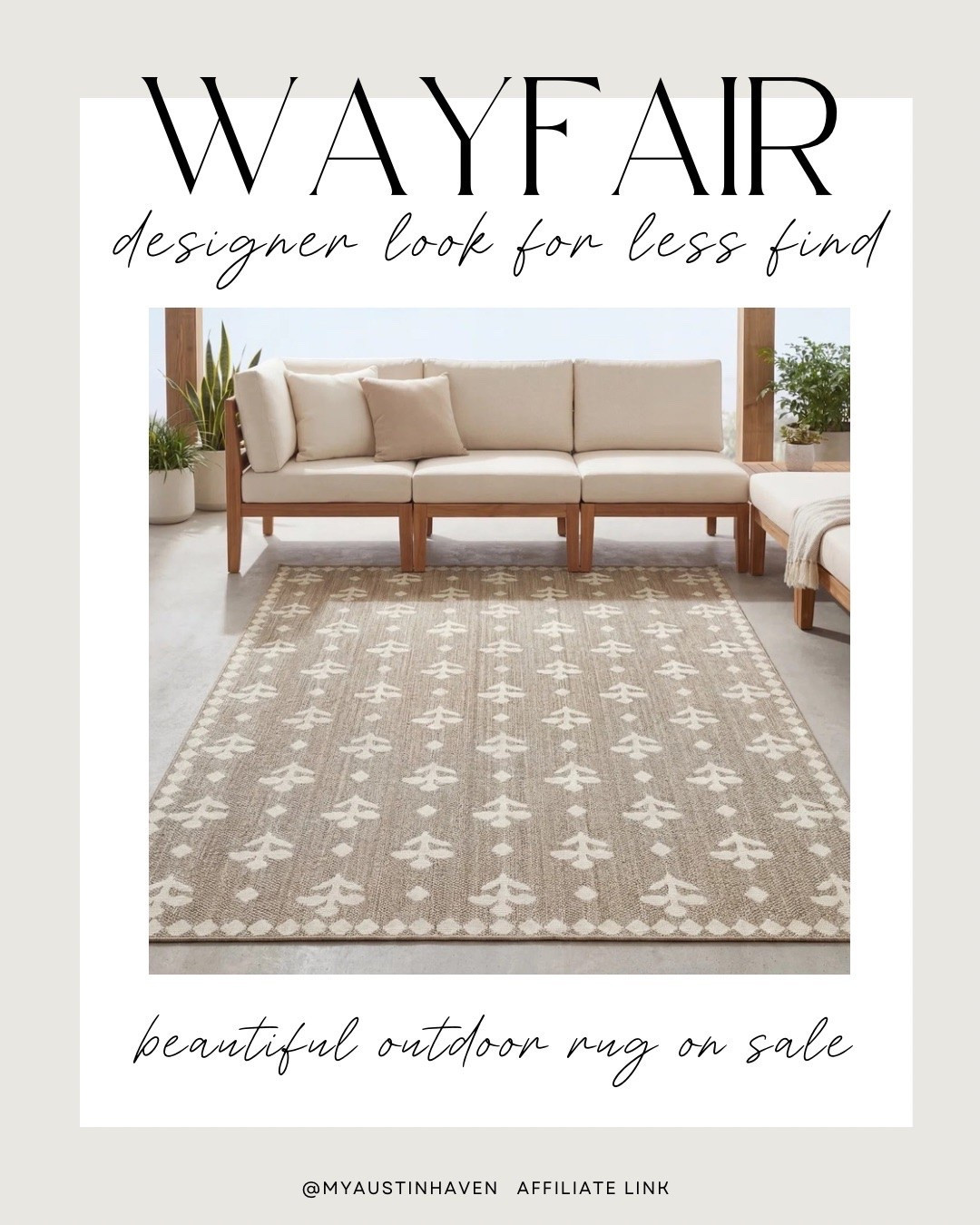 @Wayfair Outdoor Rug that is perfect for Summer #WayfairPartner 🌴☀️

#Wayfair #AD 

Outdoor rug, wayfair sale,
Wayfair Finds, Patio Season, Father’s Day Gift, BBQ Season, Outdoor Hosting, Dining Al Fresco,
Patio set, wayfair home

#LTKHome #LTKSaleAlert #LTKSeasonal