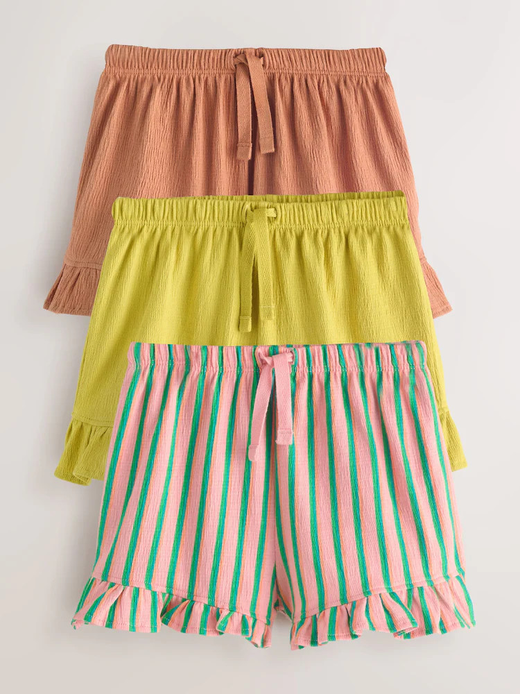 Green/Orange Shorts 3 Pack (3mths-7yrs) | Next US