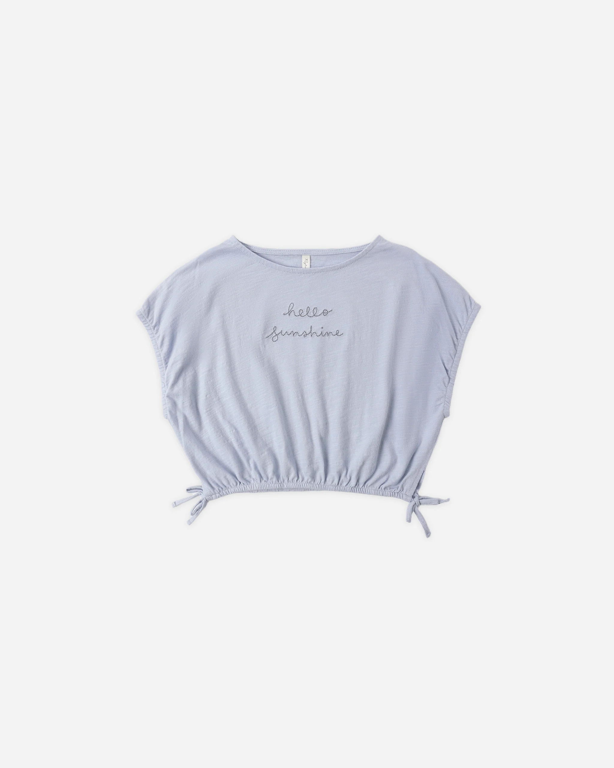 Cropped Cinch Tee Hello Sunshine | Rylee + Cru