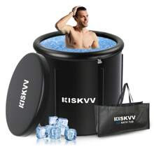 Cold Plunge Tub, Ice Bath Tub For Athletes, Portable Ice Bath For Cold Water Therapy, 105 Gallon Outdoor Cold Plunge Tub Folding Freestanding Ice Tub | SHEIN