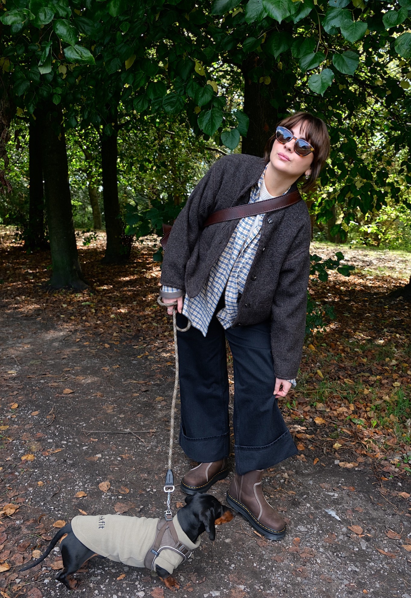 Weekend park strolls in checked shirts & chunky boots 👋🏼🐾

#LTKuk #LTKautumn #LTKwinter