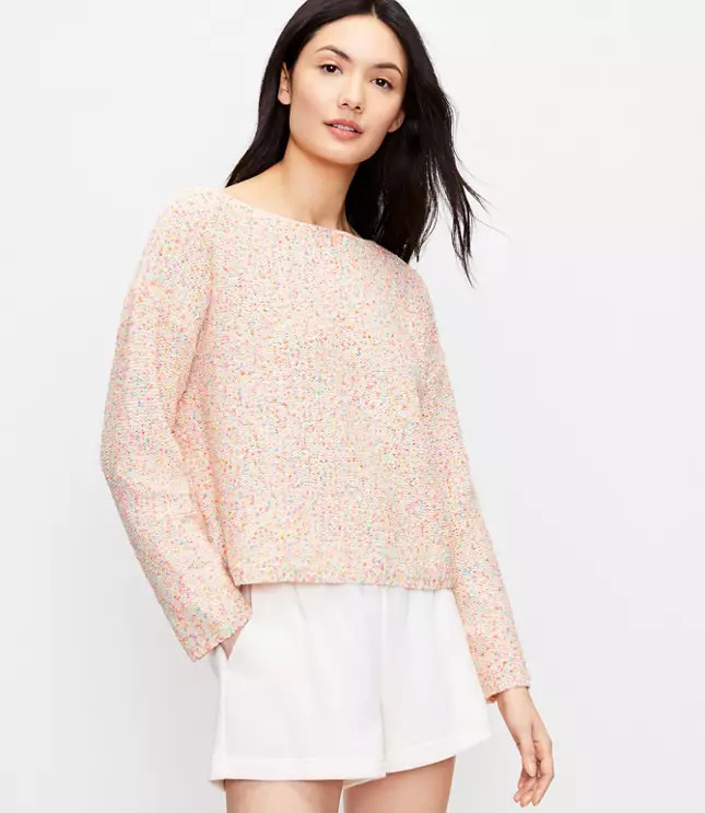 Lou & Grey Rainbow Sprinkle Sweater | LOFT