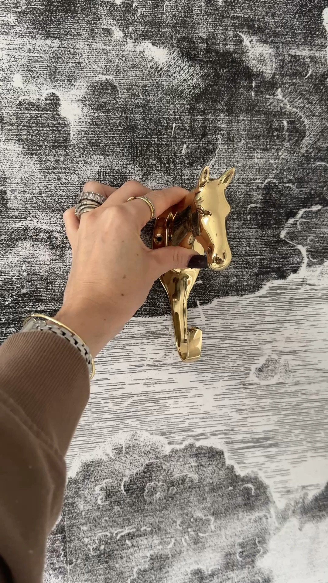 The most perfect wall hook 🐴✨ equestrian style home decor 

#LTKdayinmylife #LTKHome #LTKKids