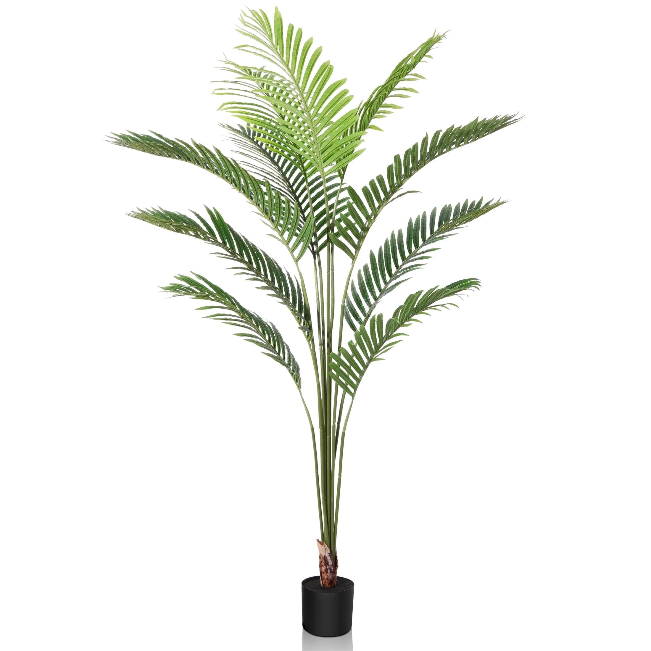 DR.Planzen 6ft Artificial Palm Tree Indoor Plant Tall Fake Tropical Paradise Palm Tree in Pot, Fa... | Walmart (US)