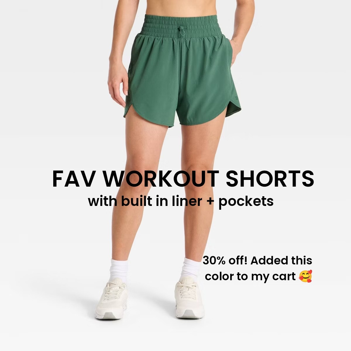 The shorts I already own in 2 colors and I linked the matching tank I have in three! Love the green and it’s 30% off! 

I wear a size small so they run TTS 

Target, target style, all in motion, athletic wear, running shorts, target sale ￼

#LTKfitnessgoals #LTKSaleAlert #LTKActive