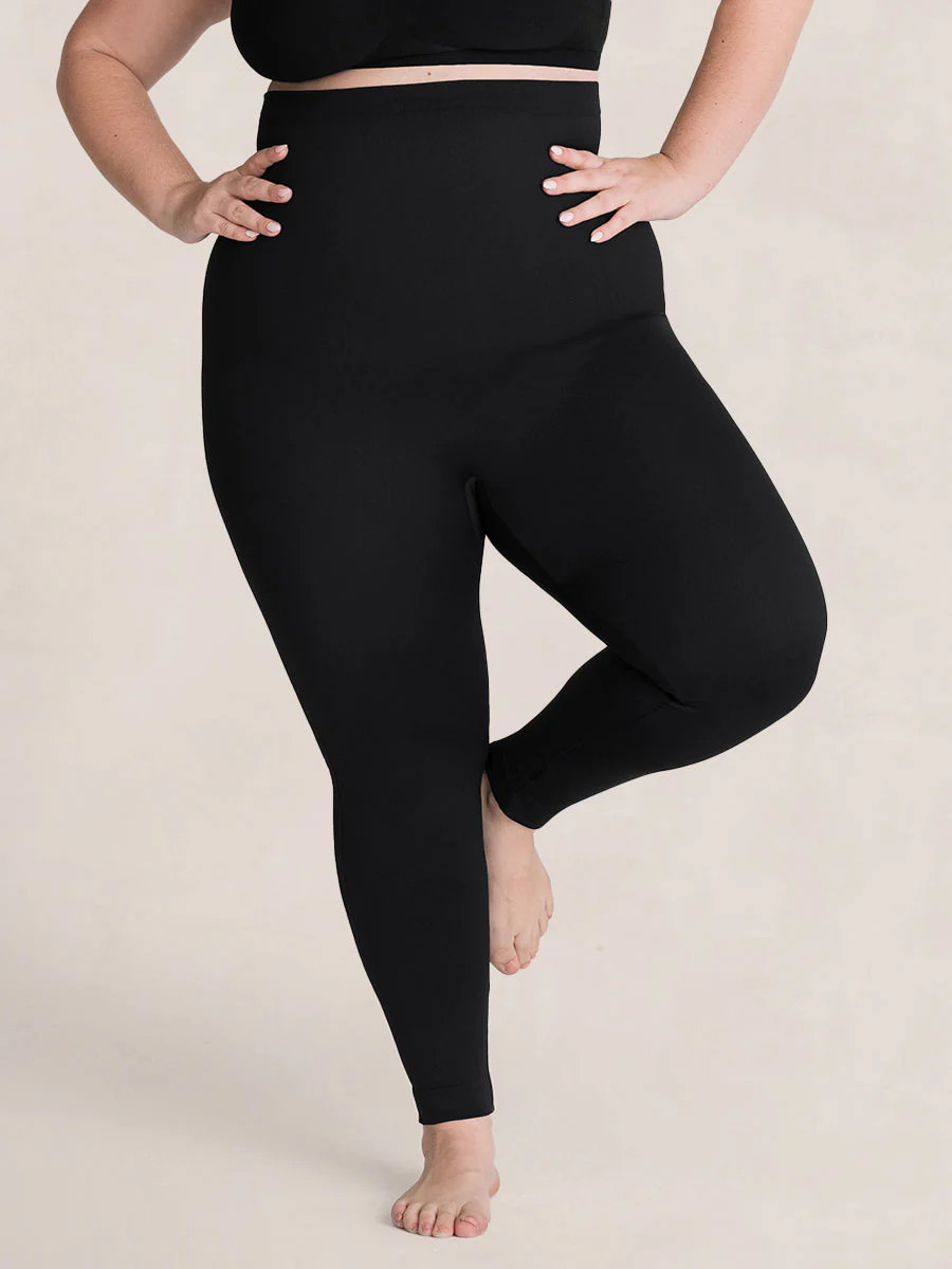 Shapermint Essentials Leggings Shapewear Black L | Shapermint