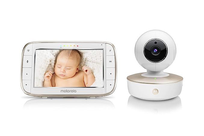 Motorola Video Baby Monitor - Wide Angle HD Camera with Infrared Night Vision and Remote Pan, Til... | Amazon (US)