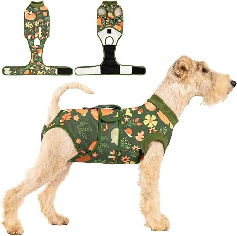 Recovery Suit for Dogs After Surgery,Female Male Dog Onesie for Spay Neuter,Substitute E-Collar &... | Amazon (US)
