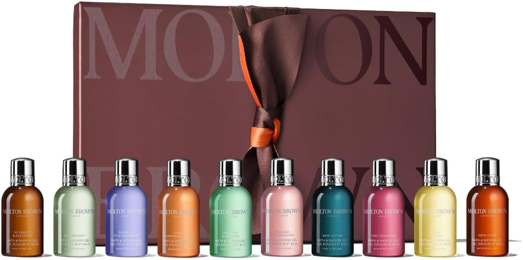 Molton Brown Stocking Filler Gift Set, 10 x 50 ml Bath & Shower Gel | Amazon (UK)