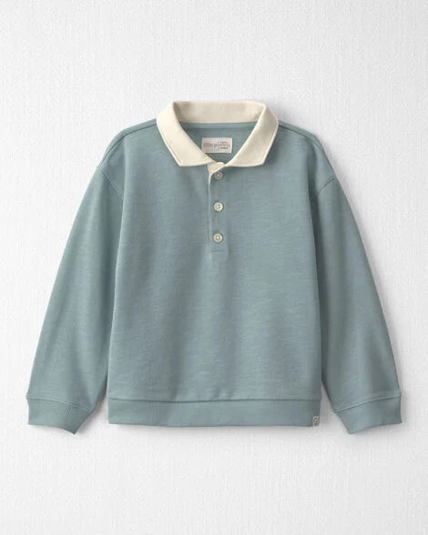 Toddler Boy Organic Cotton French Terry Polo - Little Planet | Carter's | Carter's Inc
