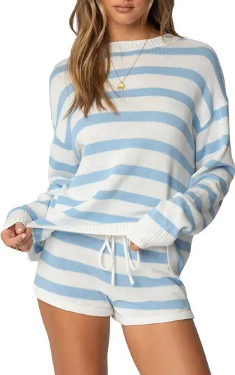 Amaris Stripe Oversize Cotton Sweater | Nordstrom