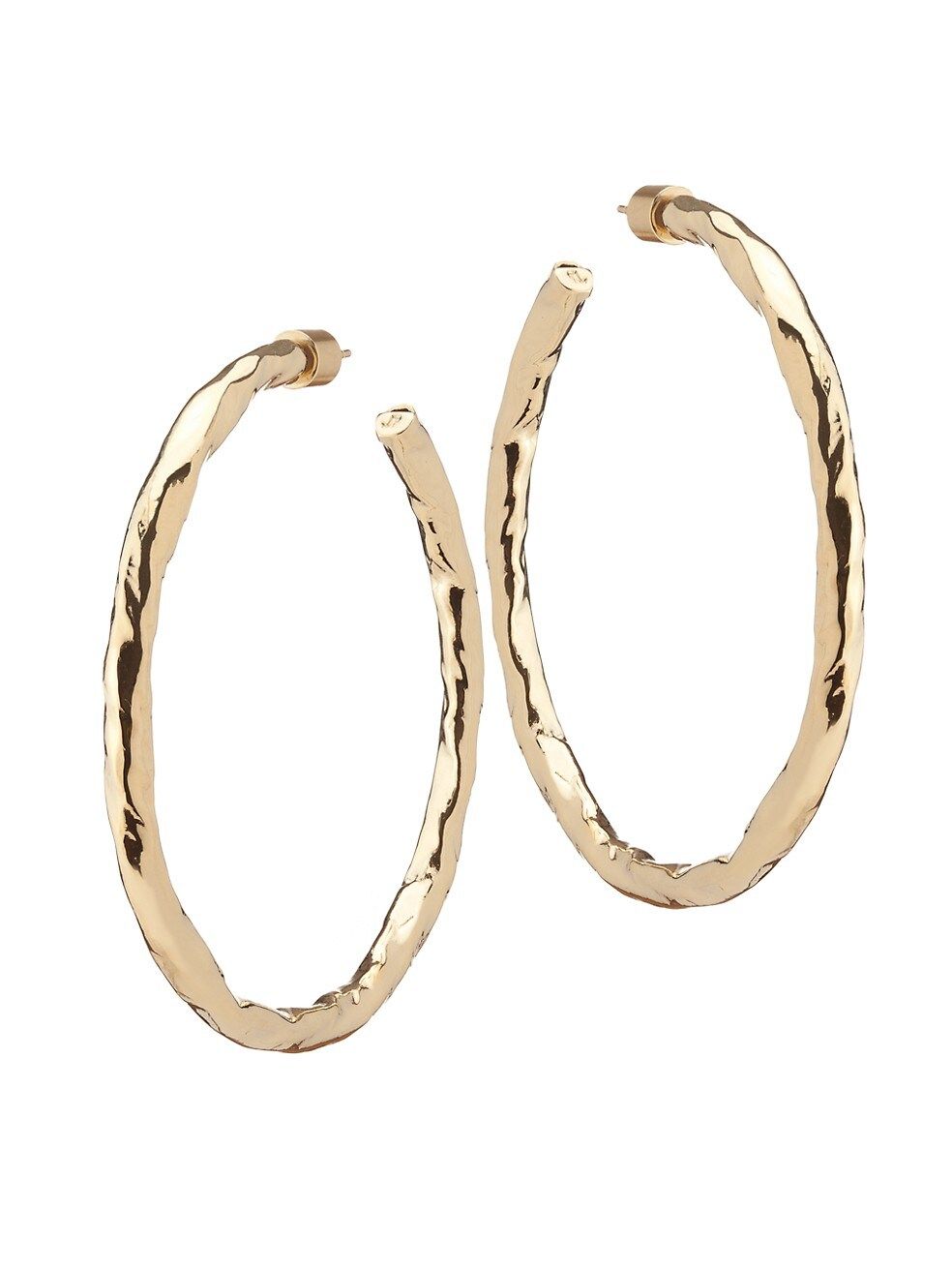 Hailey 10K-Gold-Plated Hoop Earrings | Saks Fifth Avenue