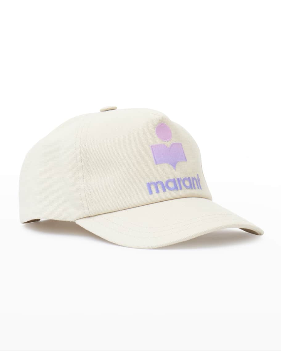 Isabel Marant Tyron Logo Cotton Baseball Cap | Neiman Marcus