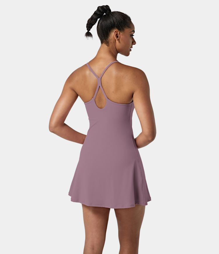 Women’s Everyday Cloudful™ Air Fabric Backless 2-in-1 Cool Touch Activity Dress-Euphoria Air ... | HALARA