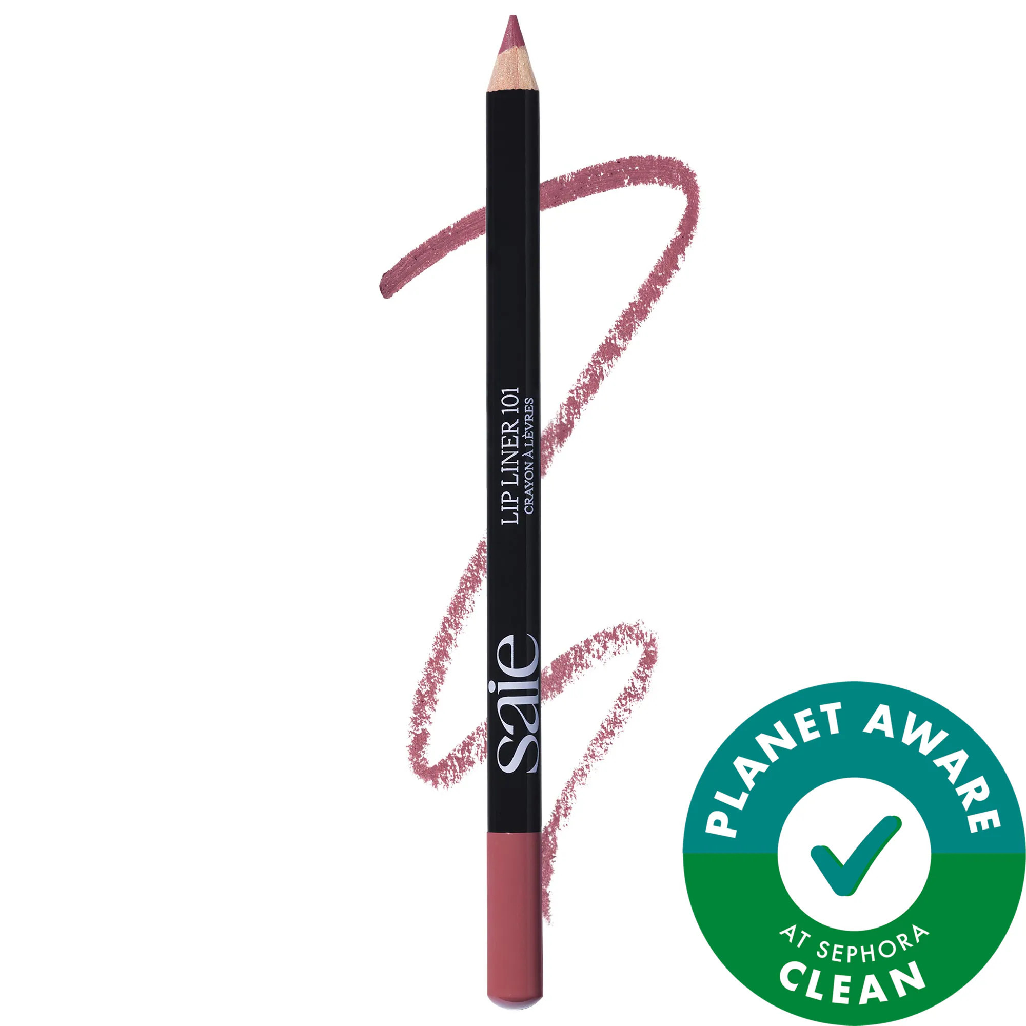 Saie Lip Liner 101: Creamy & Nourishing Lip Pencil Twist 0.04 oz / 1.1 g | Sephora (US)