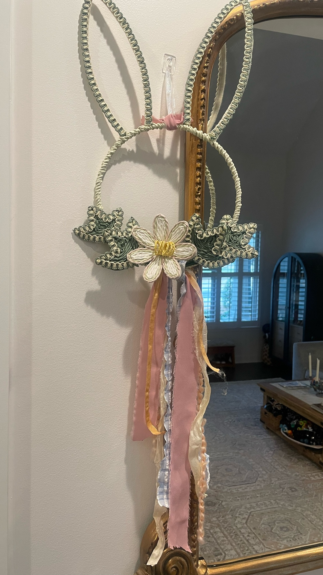 always add ribbon 🎀 #target #springdecor #wreath #doorhanger #whimsical 

#LTKHome