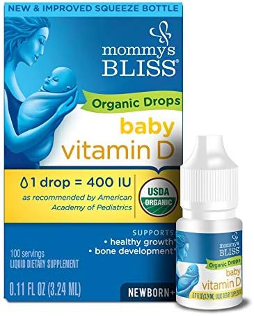Mommy's Bliss Organic Drops No Artificial Color, Vitamin D, 0.11 Fl Oz | Amazon (US)