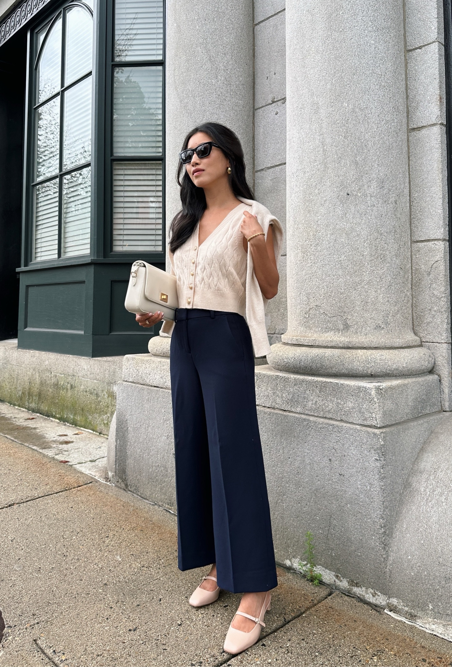 The Way-High Drape Pant curated on LTK  Wide leg trousers outfit, Wide leg pants  outfit work, Wide leg pants outfit