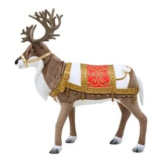Home Accents Holiday 4 ft. Animated Reindeer Christmas Animatronic 22SV23175 - The Home Depot | The Home Depot