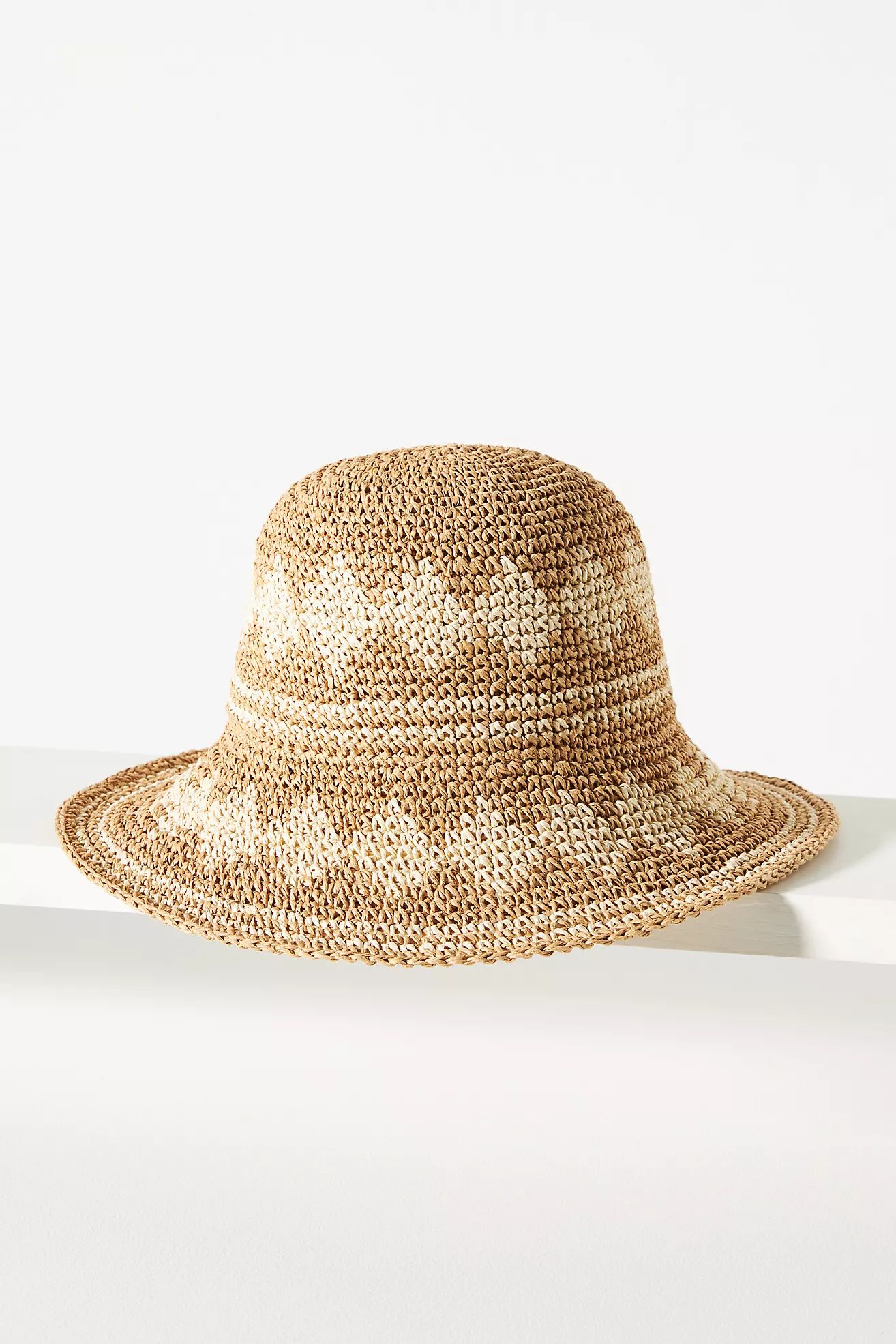 Printed Crochet Bucket Hat | Anthropologie (US)