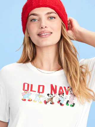 Old Navy x Disney Logo-Graphic T-Shirt for Women | Old Navy (US)