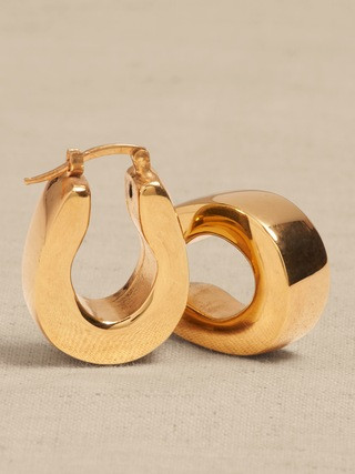 Ravena Horseshoe Hoop Earrings | Aureus + Argent | Banana Republic (US)