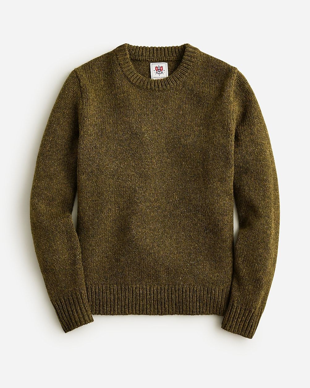 Wallace & Barnes wool heather crewneck sweater | J.Crew US