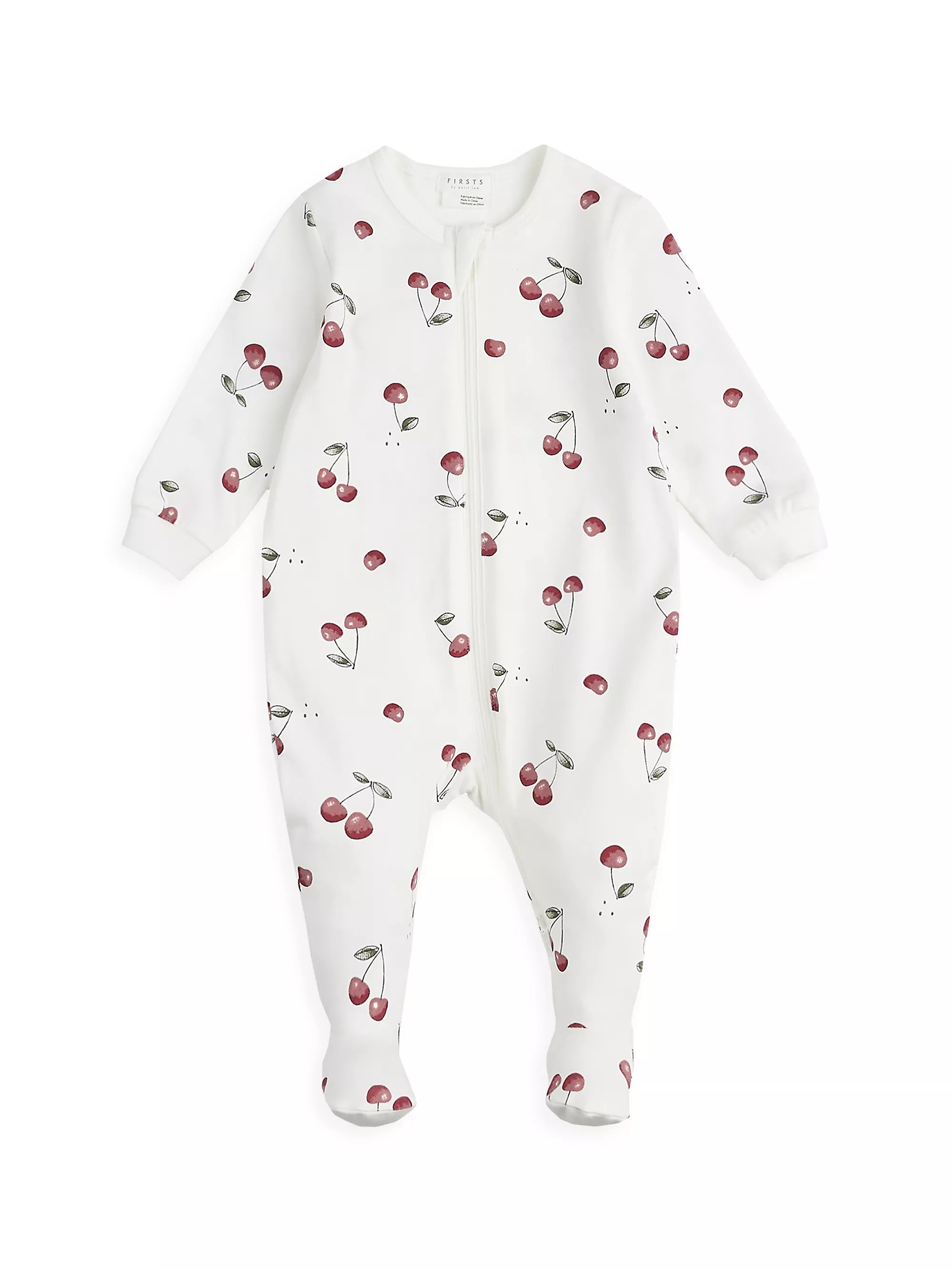 Baby Girl's Petit Lem Cherry Print Footie | Saks Fifth Avenue