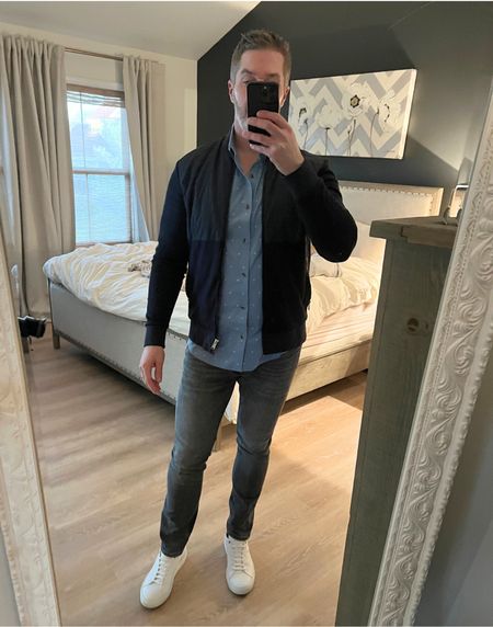 Date night outfit. White shoes are always an easy to pair with anything. The All Saints jeans are a staple. 

Mens Fashion Date Night

#LTKmens #LTKsalealert #LTKstyletip