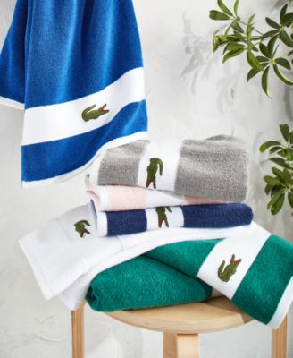 Lacoste Home Heritage Sport Stripe Bath Towels | Macy's