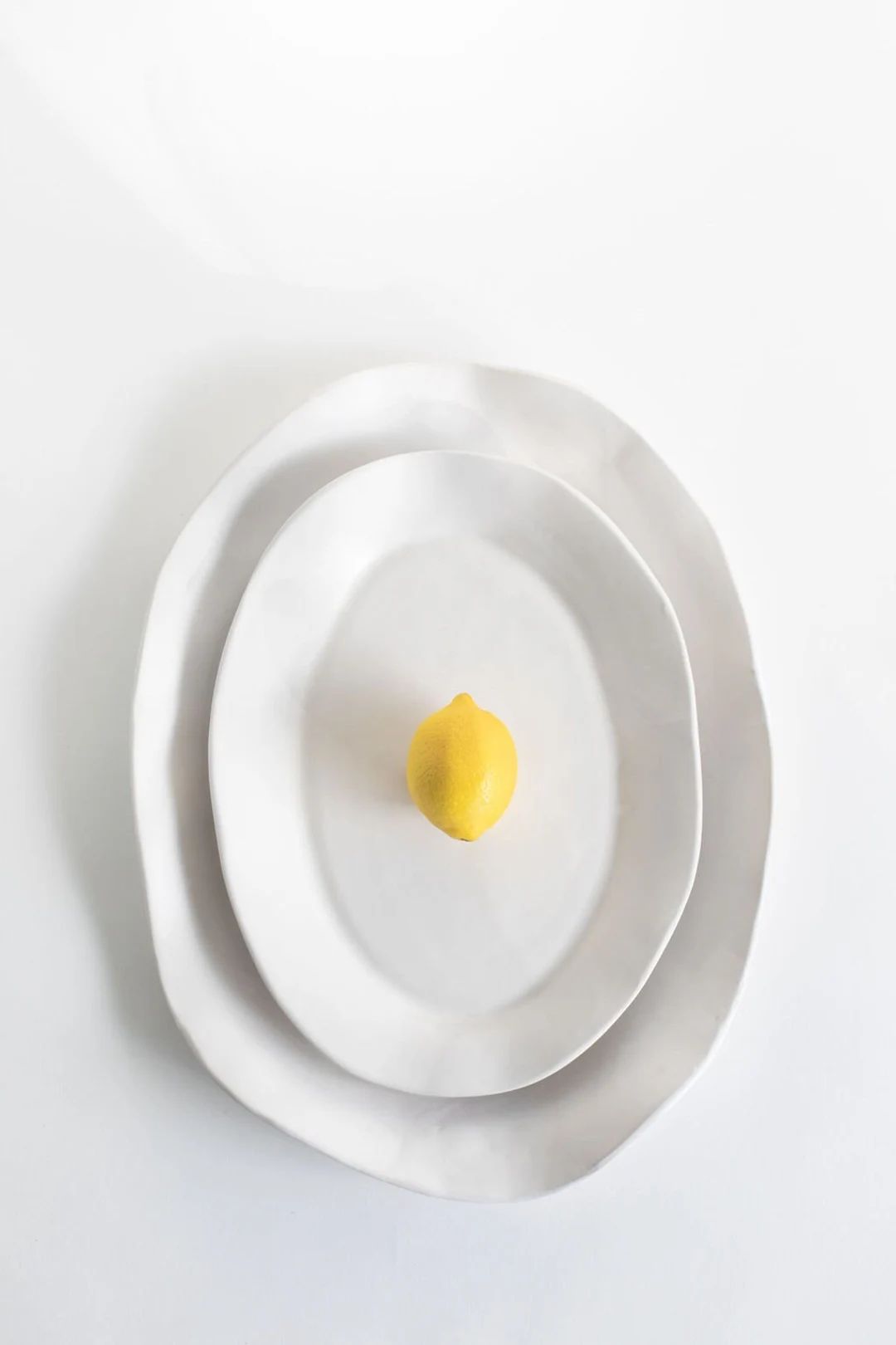 White Matte Serving Platter Handmade Ceramic Serving Platter - Etsy | Etsy (US)