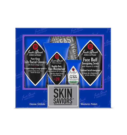 Skin Saviors™ with Pure Clean Daily Facial Cleanser, Double-Duty Face Moisturizer SPF 20, Inten... | Jack Black