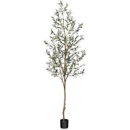 Nearly Natural 82” Olive Artificial Silk Trees Green | Amazon (US)