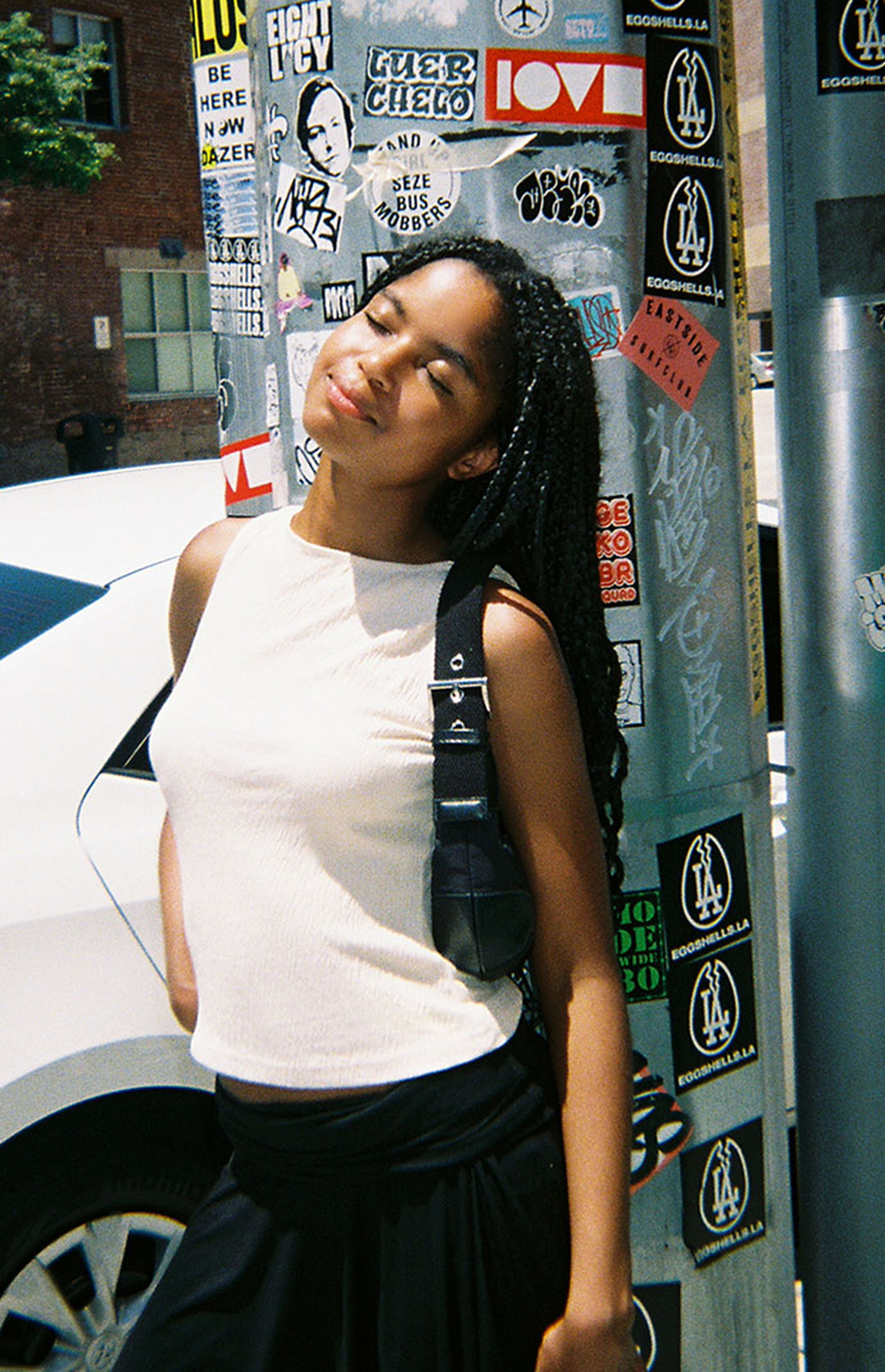 John Galt White Sweater Tank Top | PacSun