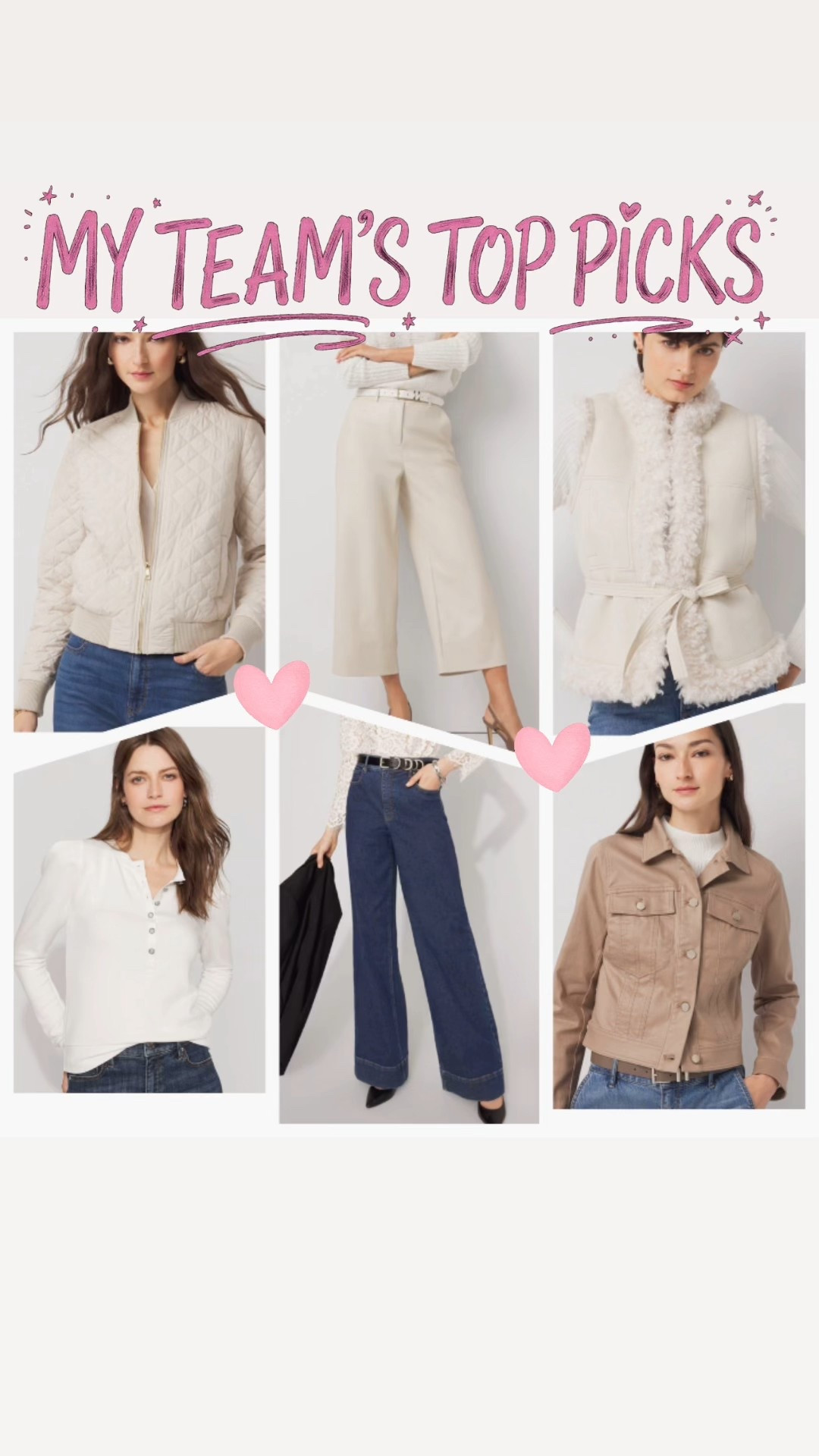 My team’s top WHBM new picks🩷
Great style and fit. 

#LTKOver40 #LTKSaleAlert
