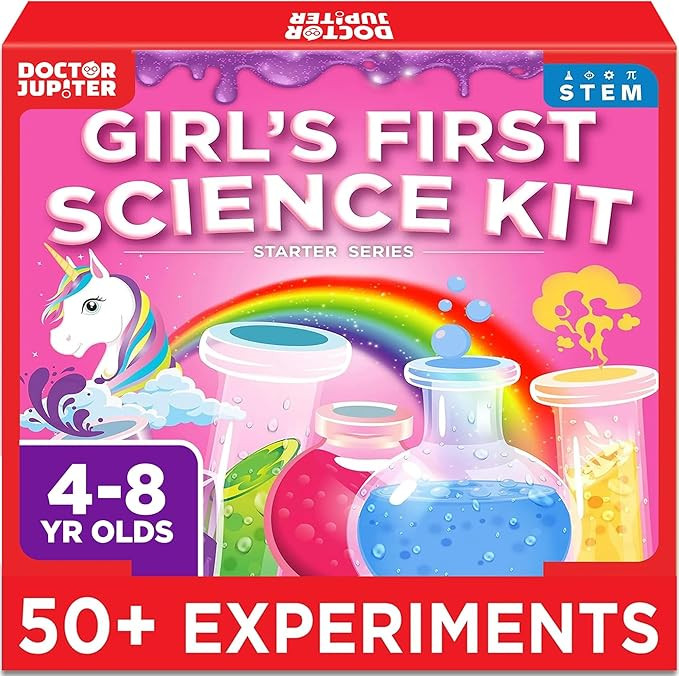 Doctor Jupiter Girls’ First Science Kit for Kids Ages 4-5-6-7-8 | Christmas, Birthday Gift Idea... | Amazon (US)