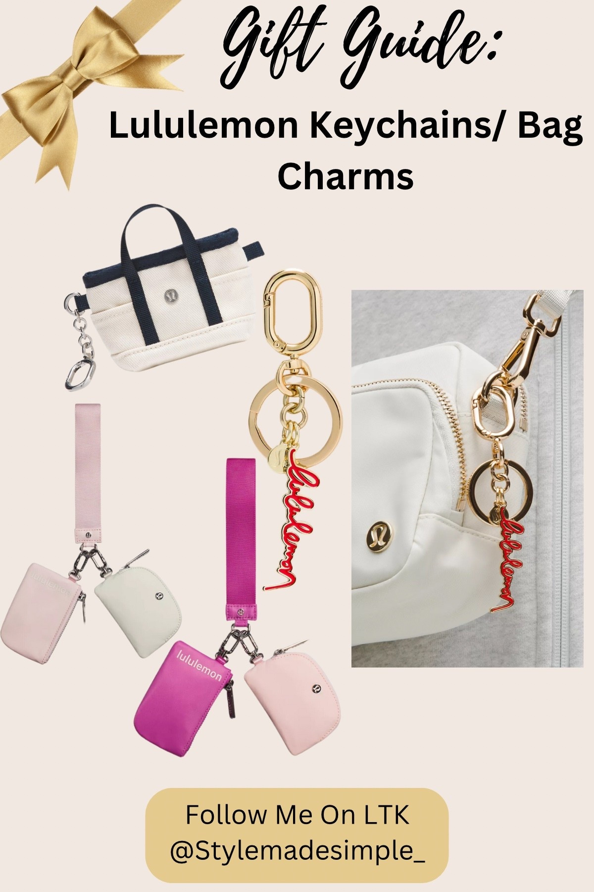 Lululemon bag charms lululemon keychains , dual keychains for traveling , lululemon travel zipper pouch , lululemon tote bag keychain , lululemon travel keychains , lululemon travel essentials 

Lululemon crossbody travel purse , lululemon travel purses for beach vacation , lululemon crossbody travel bag , lululemon travel crossbody bags for teen girls , travel lululemon crossbody bags for moms , gifts for mom , travel crossbody bag for women 


#LTKTravel #LTKGiftGuide #LTKHoliday