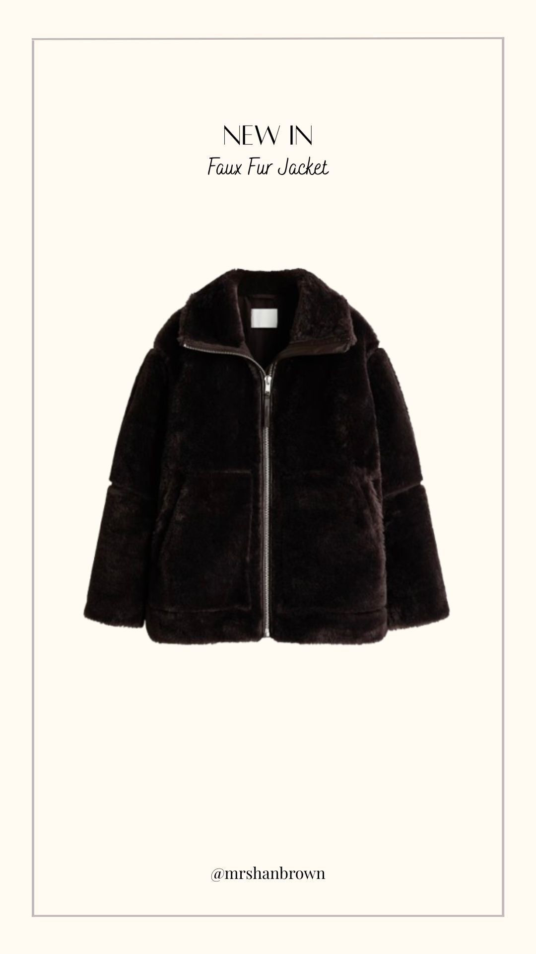 How perfect is this faux fur jacket!! It’s the same as the Teddy jackets we all love but with faux fur 🐻

Faux fur, chocolate brown, winter coat, jackets, outerwear 

#LTKwinter #LTKautumn #LTKuk
